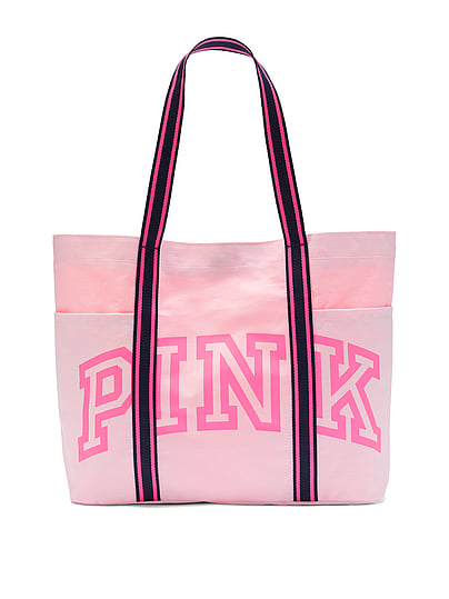 Buy PINK Canvas Tote, Pink - Order Bags online - Victoria's Secret US