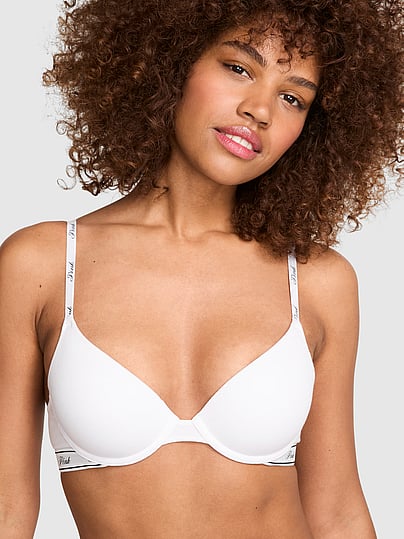 Buy Wear Everywhere™ Push-Up Bra, White - Order Bras online - PINK