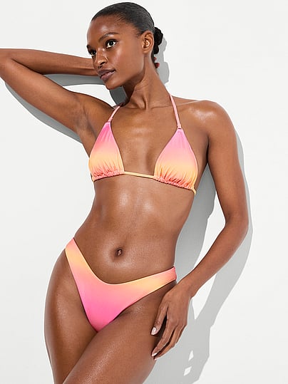 Buy Triangle Bikini Top, Tropical Lily - Order Bikini Top online