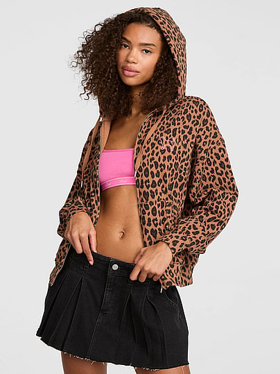 Buy Campus Fleece™ Full-Zip Hoodie, Leopard - Order Hoodies
