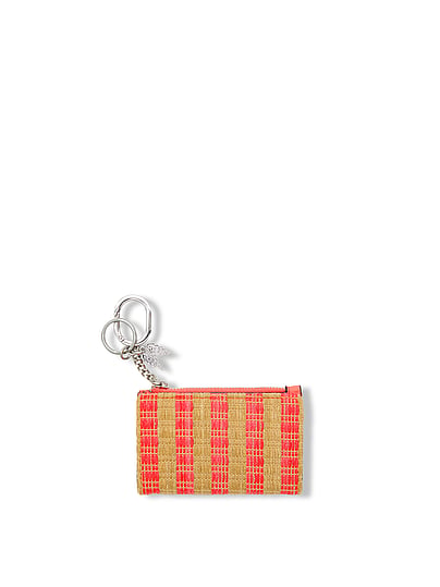 Buy Foldover Card Case Keychain, Coral Straw - Order Small