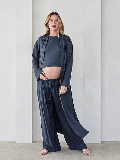 Victoria's Secret Bumpsuit The Cloud Robe In Blue