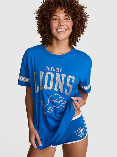 Buy Campus Cotton™ Bling Tee, Lions- Bright Royal - Order Tops