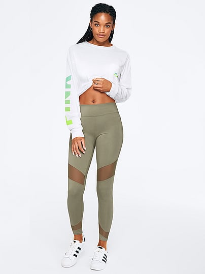 victoria secret mesh leggings