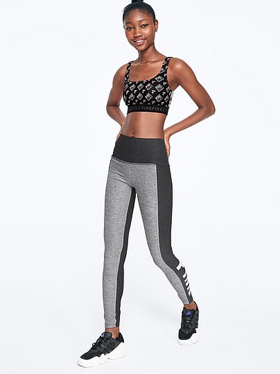 Ultimate Colorblock Marl Leggings Pink Pink