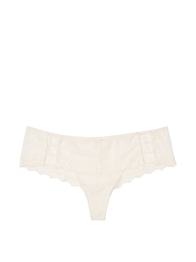 Allover Lace Hipster Thong Panty