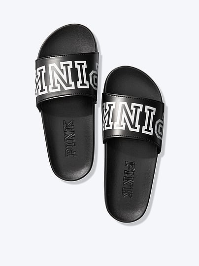 pink and blue slides