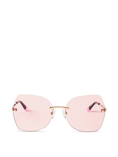 rimless oversized glasses