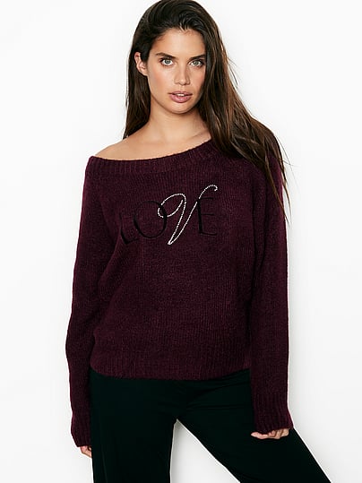 victoria secret fuzzy pullover