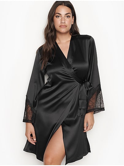 long lace kimono robe