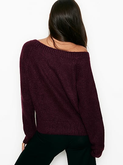victoria secret fuzzy pullover