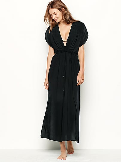 double split maxi dress