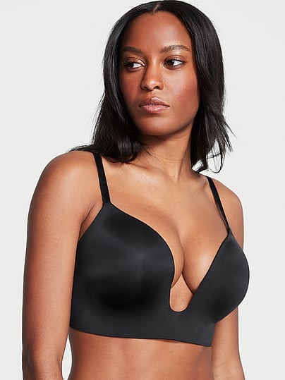 Buy Plunge Low-Back Bra, Praline - Order Bras online