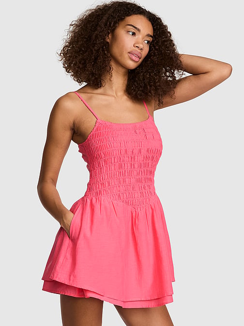 strapless open back dress Evie Floral Ruched Dress- Pink S by LaMeera Moda