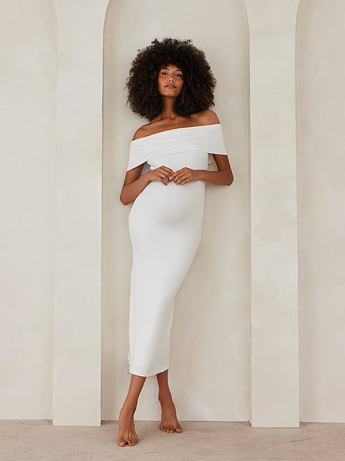 guns n roses toys Hollow Sexy Lace Bodycon Dress Maternity Photoshoot Dress Pregnancy Dress Shoot 8 / off White main image 1