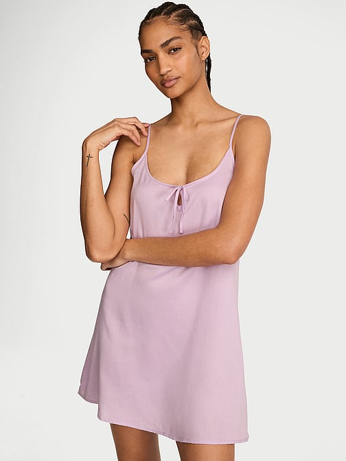 victoria secret purple slip dress Late 2000s Victoria's Lavender Ombre Silk Shop Purple Slip Dresses for