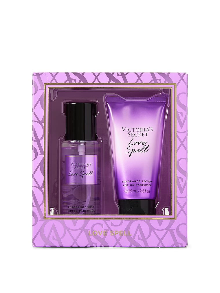 Victoria's Secret, Body Fragrance Love Spell Duo, Fresh, onModelFront, 1 of 2