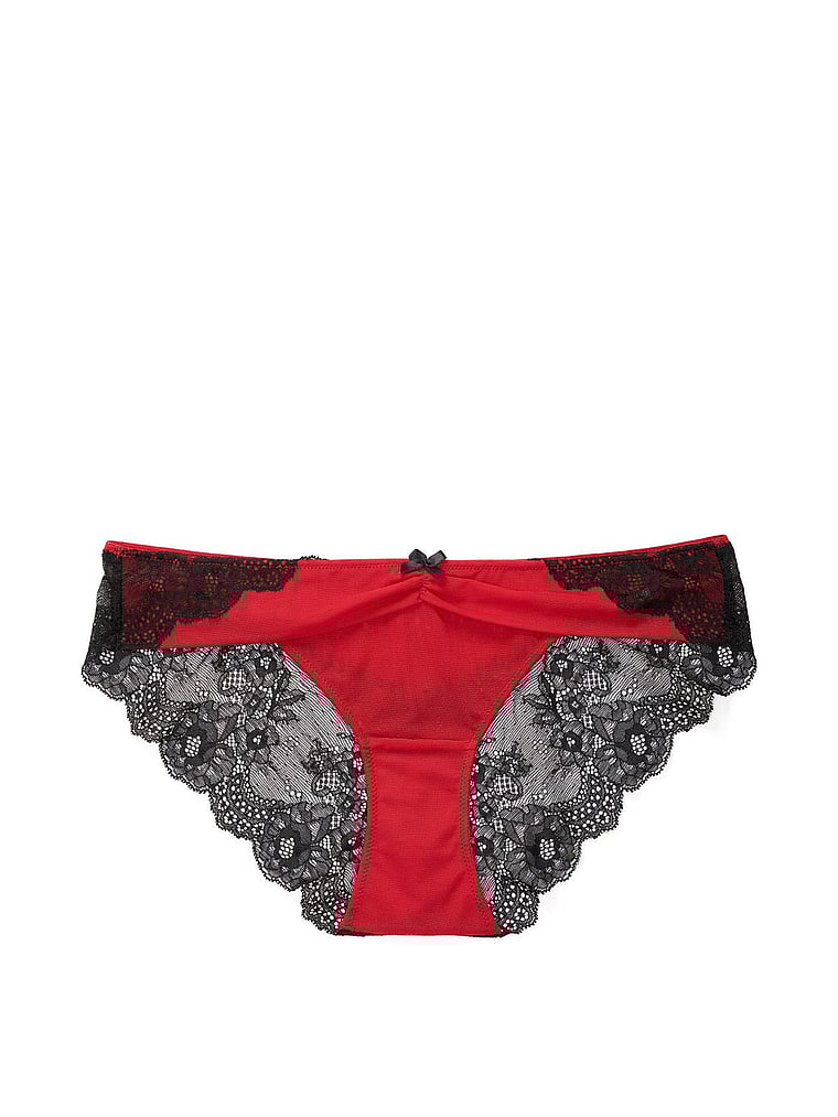 Victoria's Secret, Adore Me Clairabelle Demi Bra, Jester Red, offModelFront, 4 of 5