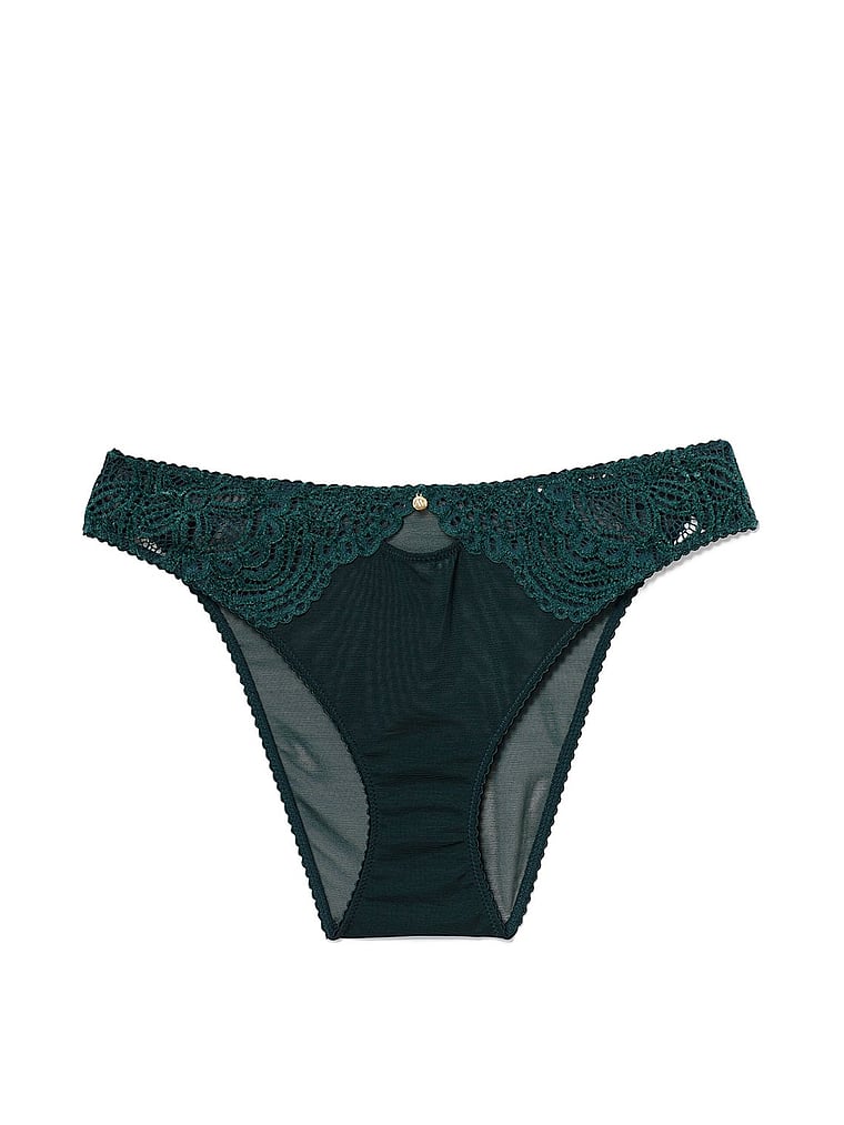 Victoria's Secret, Adore Me Luiza Brazilian Panty, Ponderosa Pine, offModelFront, 3 of 4