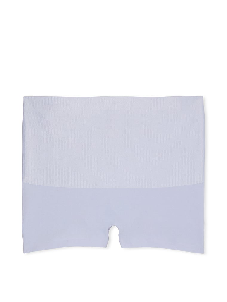 Victoria's Secret, Body by Victoria Smoothing Shimmer Boyshort Panty, Crescent Blue, offModelFront, 3 of 3