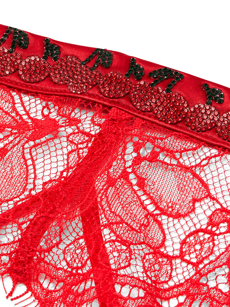 VS Rhinestone Garter Belt - XS/S