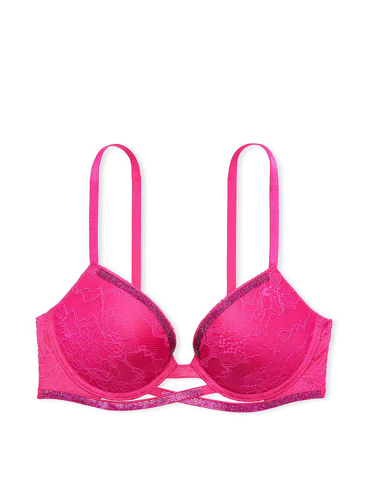 PINK - Victoria's Secret Victoria's Secret pink push up bra 34c Purple