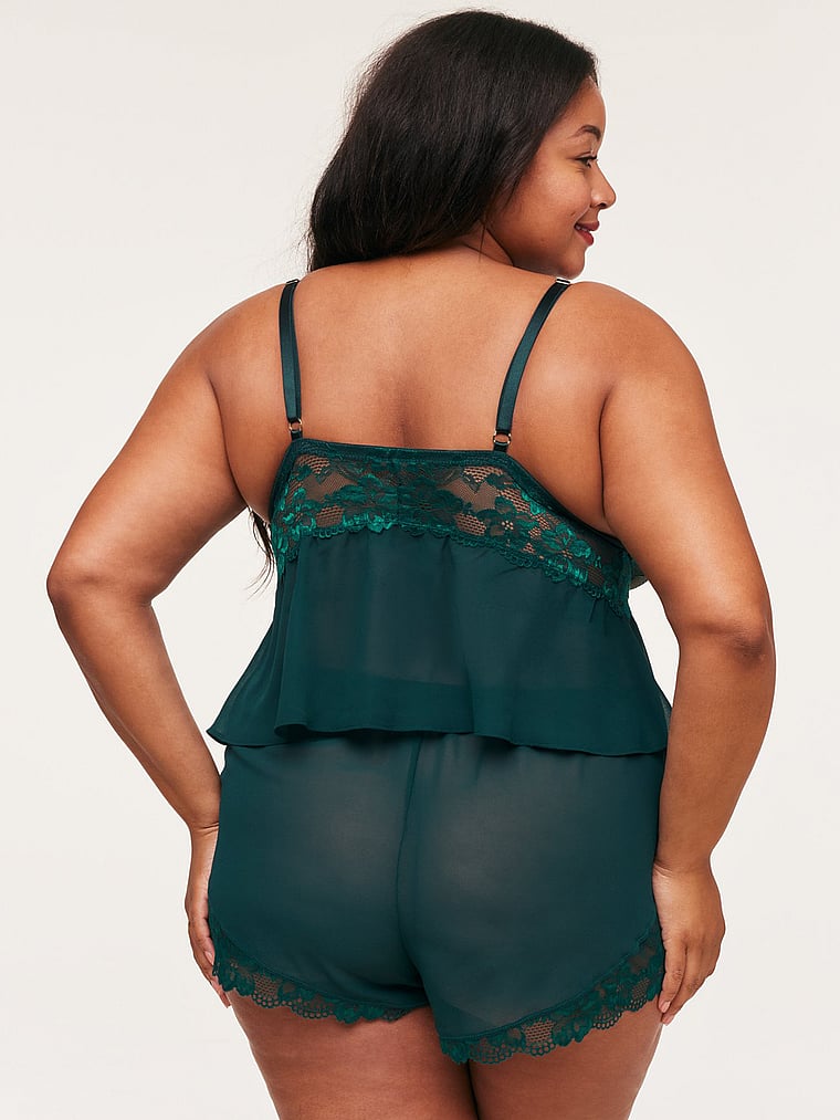 Victoria's Secret, Adore Me Tammy Cami + Short Set, onModelBack, 2 of 6