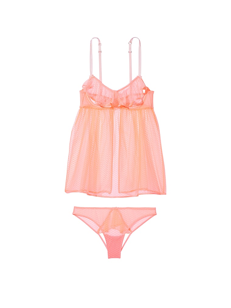 Penelope Soft Cup Mesh Babydoll