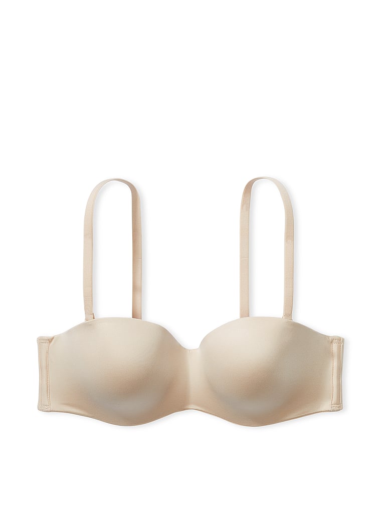 Bra 36D Victoria's Secret Nude Form Fitted Strapless Brassiere