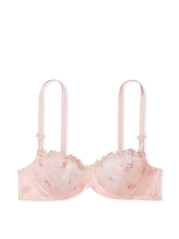 Buy Wicked Rosebud Embroidery Unlined Bra Order Bras