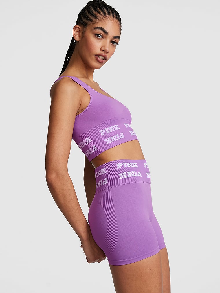 Victoria's Secret Pink Purple Sports Bra Size S - 28% off