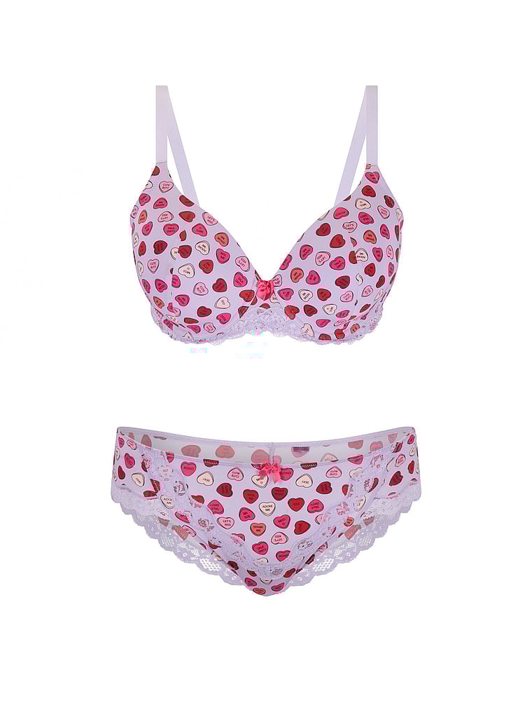 Victoria's Secret, Adore Me Shea Bra, Happy Dot, offModelFront, 4 of 4