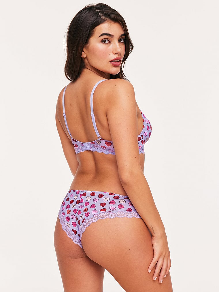 Victoria's Secret, Adore Me Shea Bra, Happy Dot, onModelBack, 2 of 4