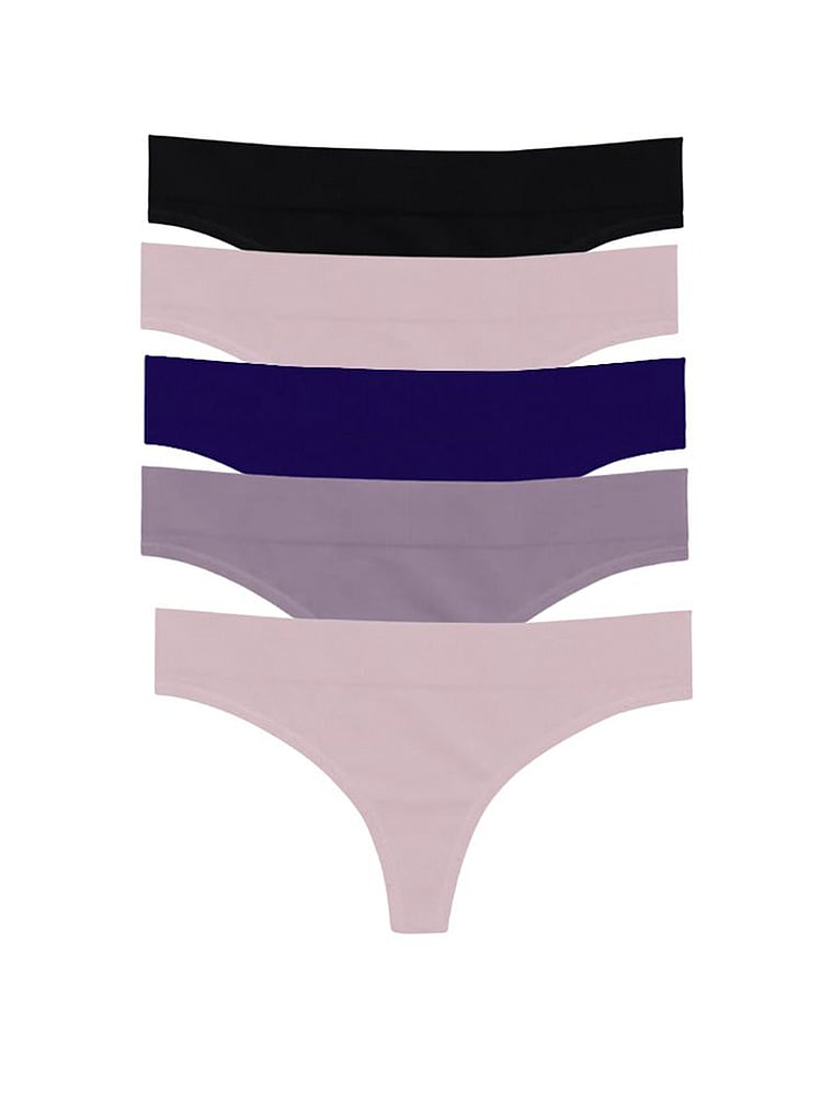 MINDD 5-Pack Regular Rise Thong Panties