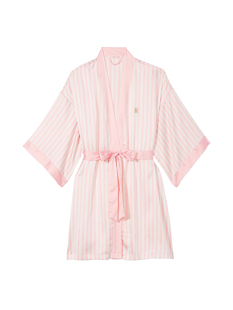 Victoria's Secret Pink Cozy Robe Pink Font Print XS/S : Amazon.in: Clothing  & Accessories