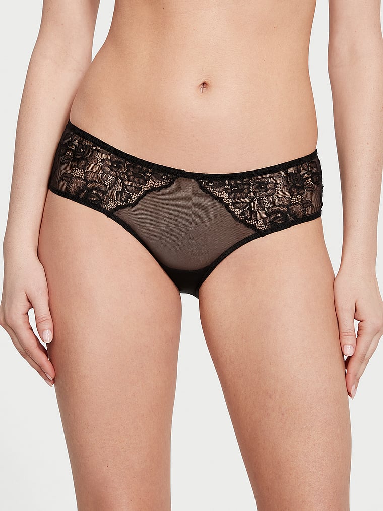 Lace and Mesh Cheeky Panty