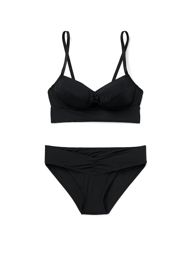 Victoria's Secret, Adore Me Fatima Bikini Panty, Jet Black, offModelBack, 2 of 2