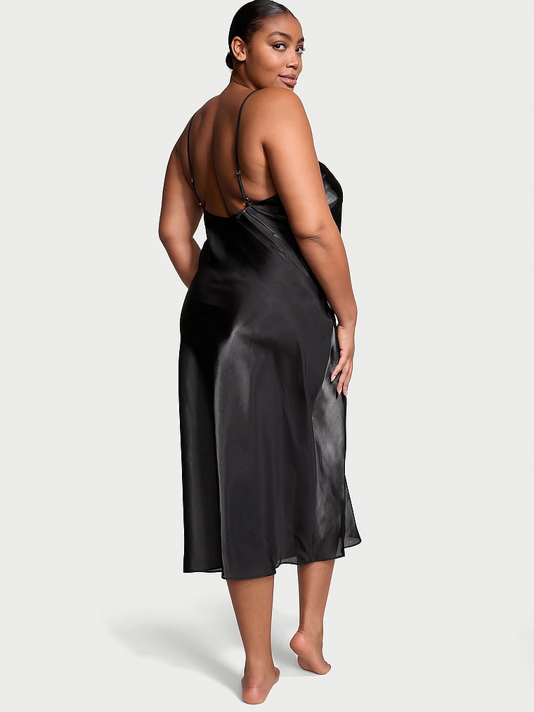 Organza Midi Slip Dress