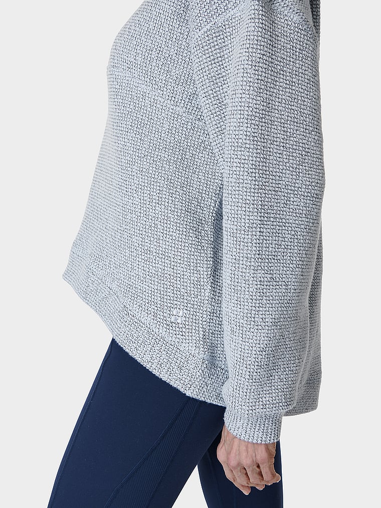 Restful Boucle Half-Zip Pullover