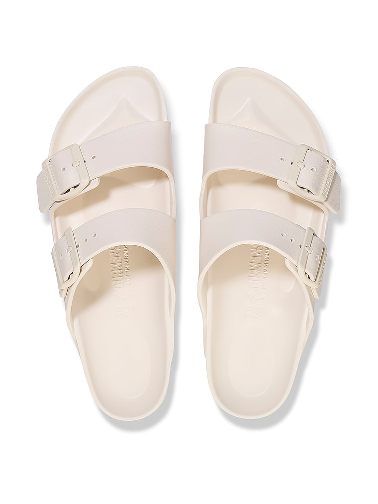 Birkenstock Arizona EVA Sandals, Eggshell, onModelBack, 2 of 4
