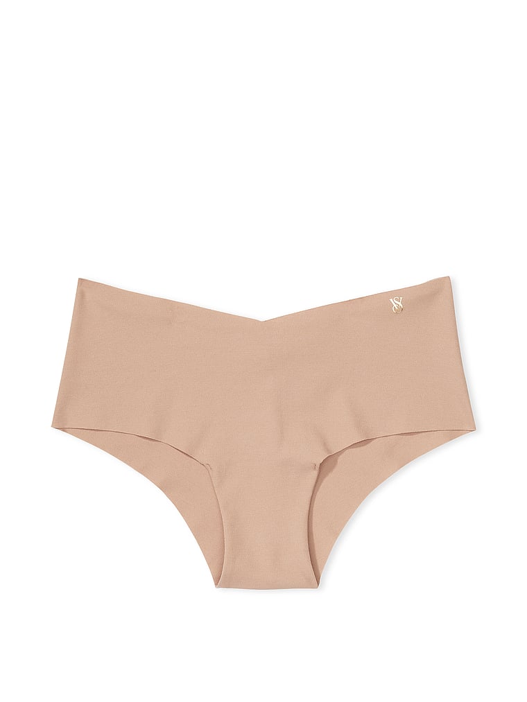 Victoria's Secret, No-Show No-Show Cotton Cheeky Panty, Praline, offModelFront, 3 of 3