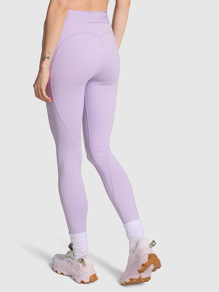 PINK Ultimate High-Waist Leggings , Pastel Lilac, onModelBack, 2 of 4 Sofia is 5'10" or 178cm and wears Small