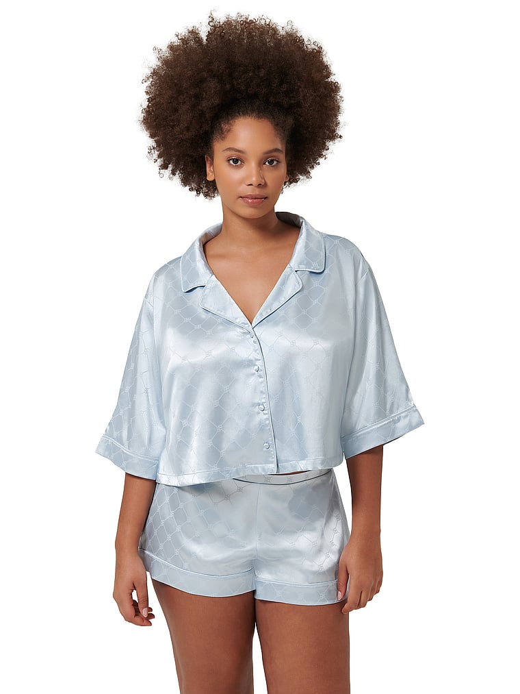 Buy Helene Luxury Satin Short Pajama Set, - Order undefined online ...