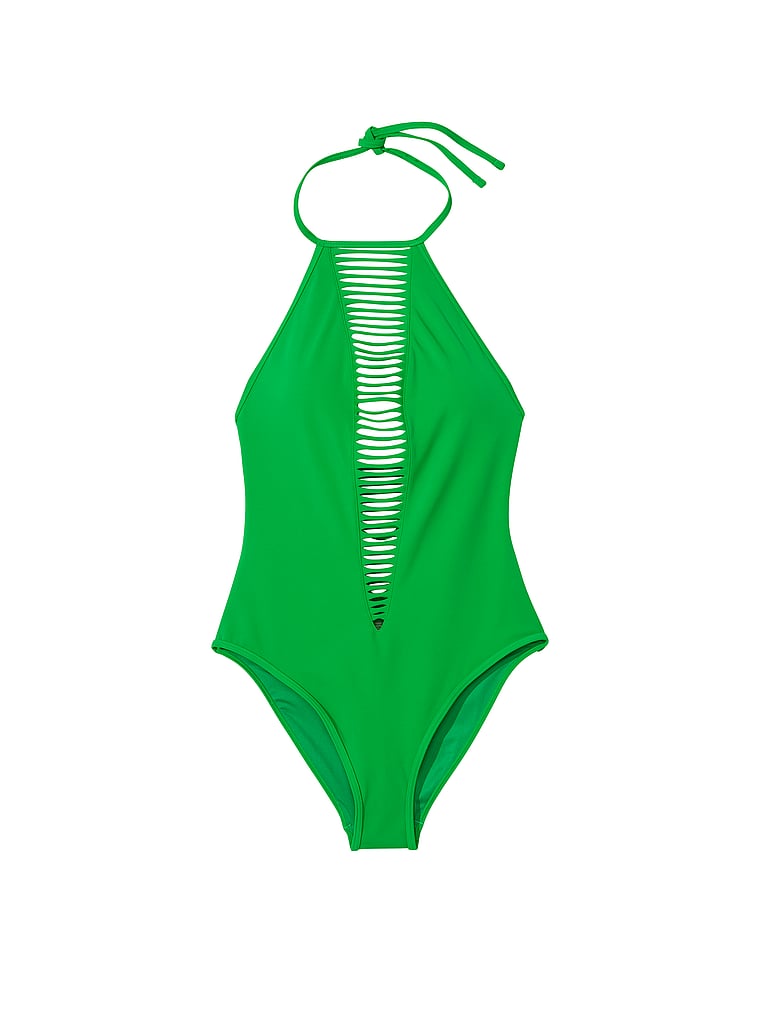 Buy VS Archives Swim Strappy HighNeck OnePiece Swimsuit, Island Jade