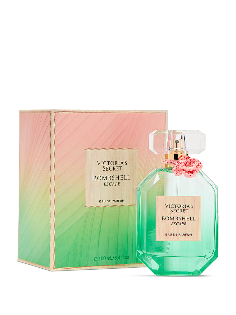 Victoria's Secret, Fine Fragrance Bombshell Escape Eau de Parfum, 3.4 oz., offModelFront, 3 of 4