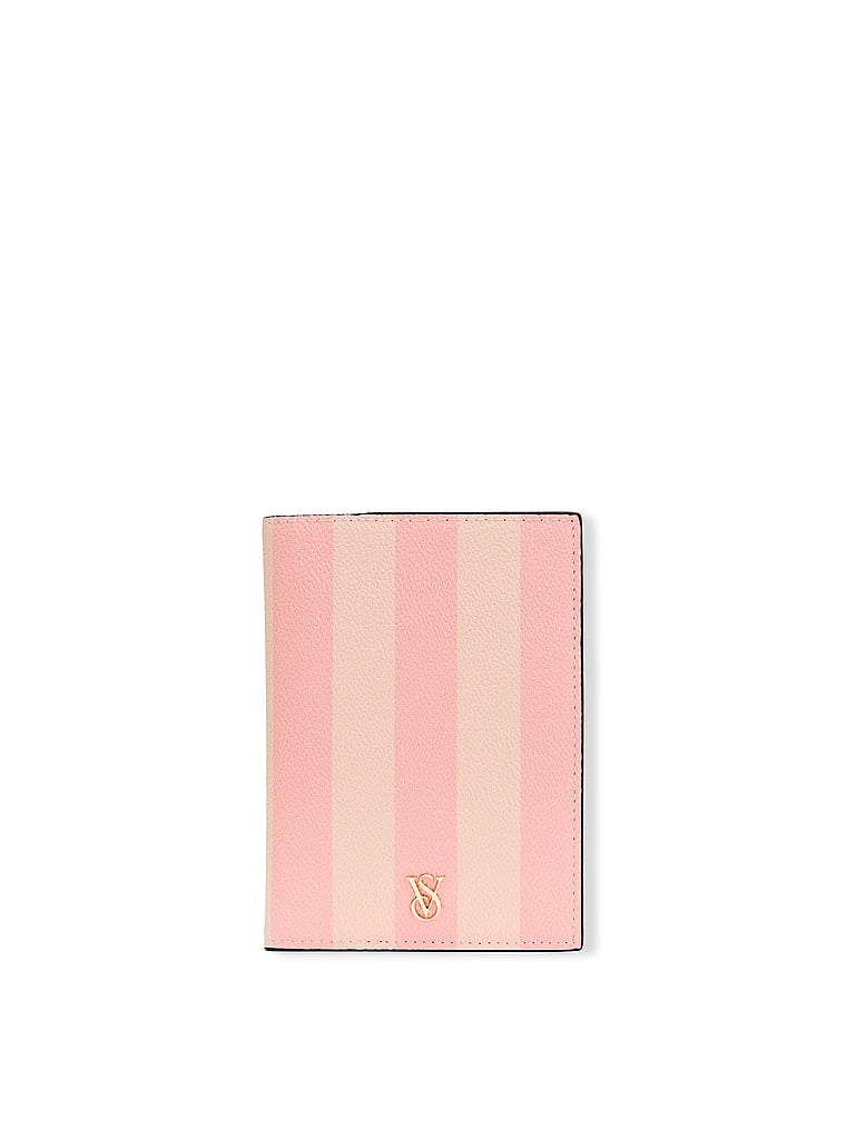 Porte-documents / Portefeuille Passeport Victoria's Secret En Cuir Véritable Noir - Occasion Très Bon état