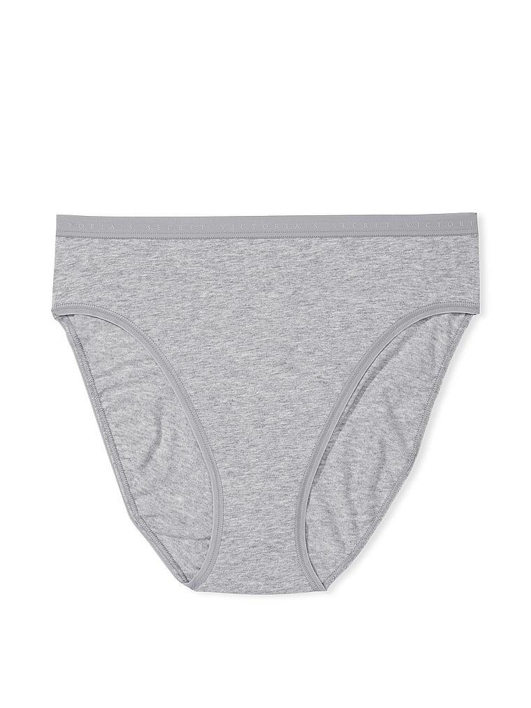 Stretch Cotton High-Leg Brief Panty