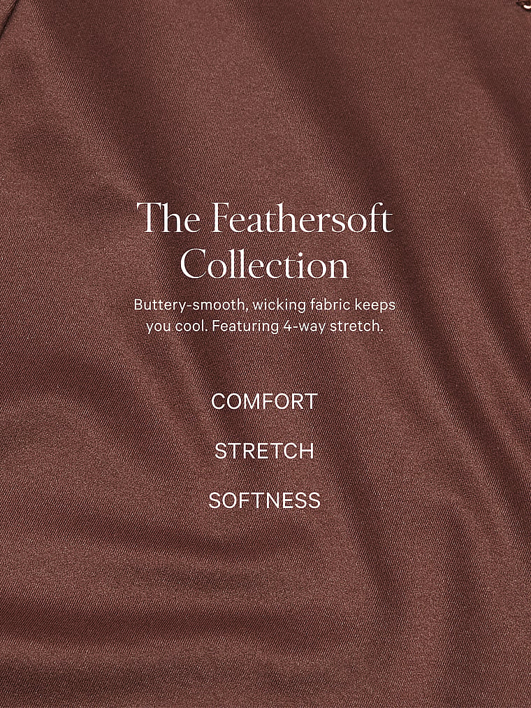Victoria's Secret, Victoria's Secret Bodywear by Victoria with FeatherSoft™ Innovation Bike Shorts, Ganache, detail, 4 of 4