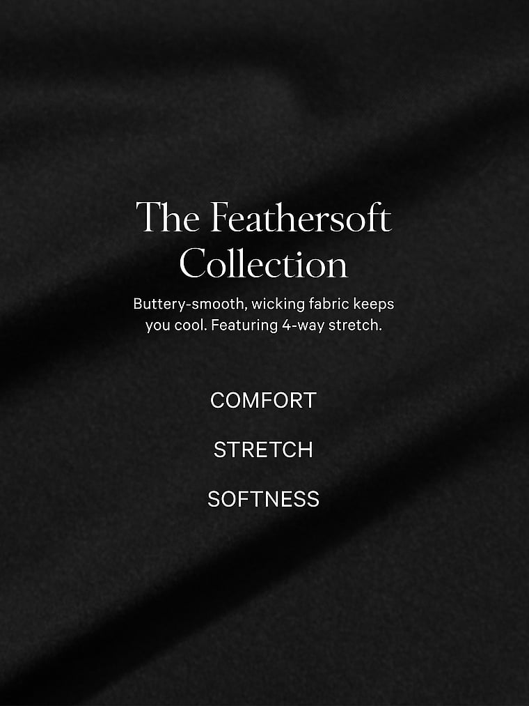 Victoria's Secret, Victoria's Secret Bodywear by Victoria with FeatherSoft™ Innovation Bike Shorts, BLACK, detail, 4 of 4