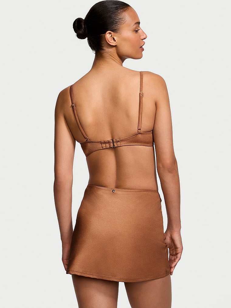 Chain-Link Mini Cover-Up Skirt